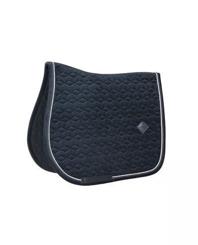 Basic Velvet Black Jump Saddle Pad (Full)