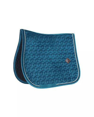 Velvet Emerald Jump Saddle Pad (Full)
