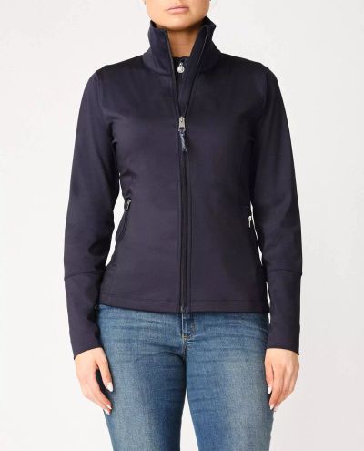 Navy Zip Sweater Mae (XL) PS of Sweden