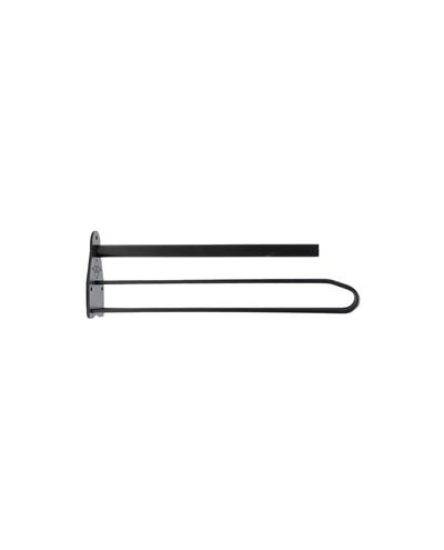 Saddle Rack metal with saddle pad holder (Black)