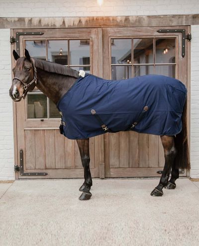 Cotton Sheet Navy Kentucky