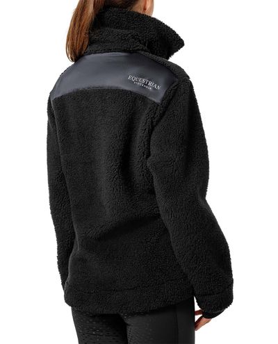 Teddy Fleece Jas Zwart Donker Oceaan (XL)