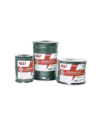 Olli Afrasteringstape, groen 20mm, 200m- Shocteq